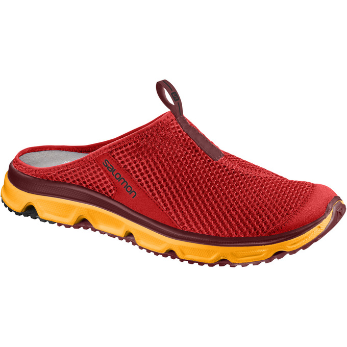 Salomon Israel RX SLIDE 3.0 - Mens Sandals - Red/Orange (UYSD-42638)